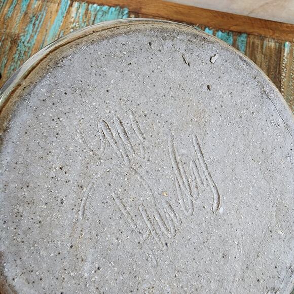 Signed Handcrafted MCM Floral Ceramic Pitcher-Mid Century Pottery-Artist Signed - Picture 5 of 10